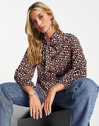 Y.a.s. Vella Printed Pussybow Blouse In Multi