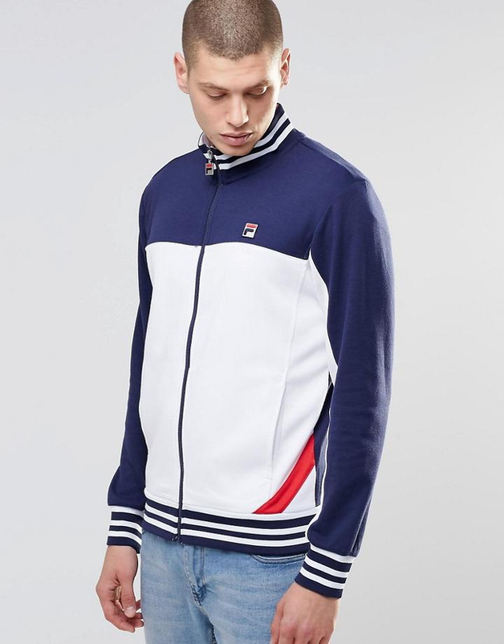 Fila Vintage Track Jacket With Panelling