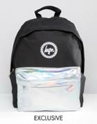 Hype Exclusive Holographic Contrast Pocket Backpack - Holo Pocket