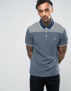 Original Penguin Jacquard Slim Fit Polo Shirt - Blue