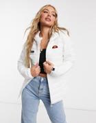 Ellesse Lombardy Padded Jacket In White