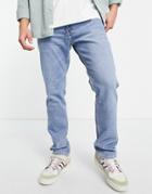Weekday Easy Regular Straight Jeans In Emylu Blue
