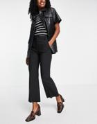 & Other Stories Wool Mix Pants In Black