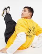 Vintage Supply Cheers To Kebab T-shirt In Gold-yellow