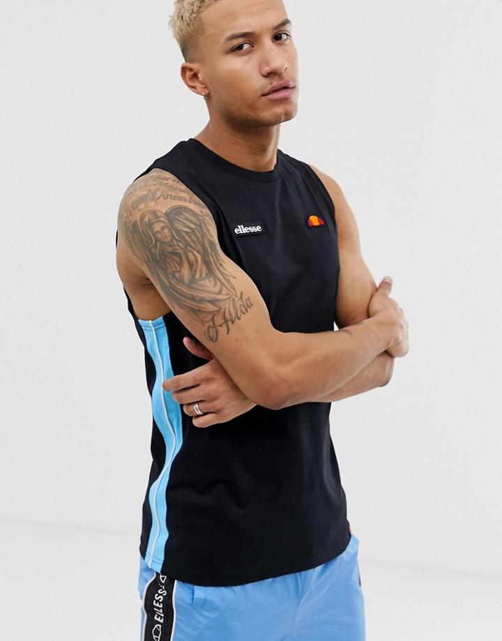 Ellesse Jet Tank With Taping In Black