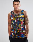 Adidas Originals Multicolour Logo Tank Az1097 - Black