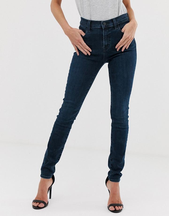 J Brand Maria High Rise Skinny Jeans-blue