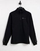 G-star 1/4 Zip Sweatshirt In Black
