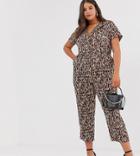 Unique21 Hero Tonal Abstract Animal Tailored Jumpsuit