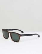Boss By Hugo Boss 0926/s Square Sunglasses In Tort - Brown