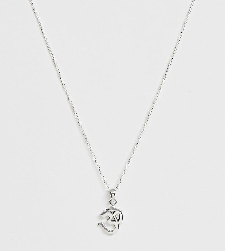 Kingsley Ryan Sterling Silver Om Necklace - Silver