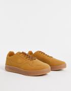 Original Penguin Flatform Sporty Sneakers In Wheat-brown