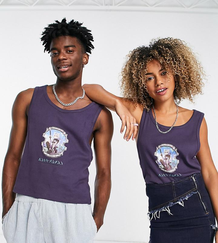 Collusion Fantasy Tank Top In Purple
