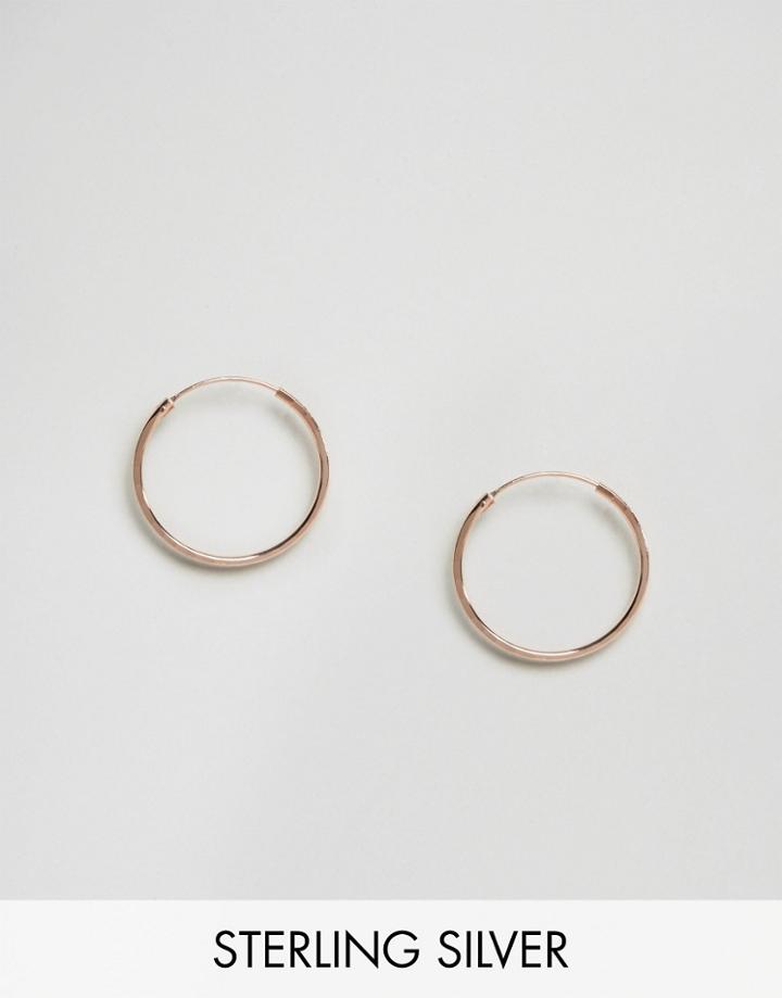 Kingsley Ryan Rose Gold Hoop Earring - Gold