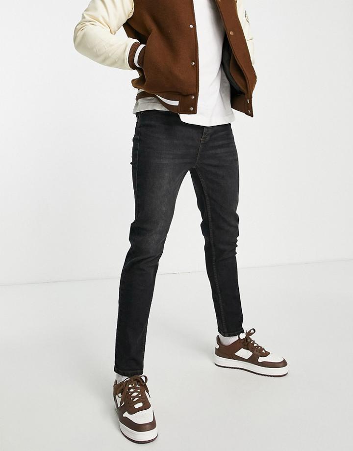 Bolongaro Trevor Slim Crop Jeans In Gray