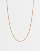 Weekday John Chain Necklace In Gold