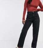 Monki Taiki High Waist Mom Jeans With Organic Cotton In Wash Black