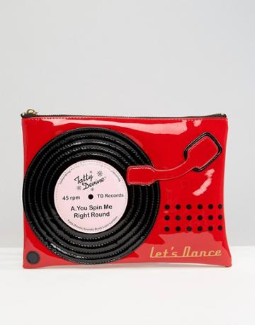 Tatty Devine Record Player Pouch - Multi