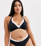 Dorina Curve Bikini Bottom In Monochrome-black