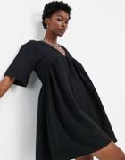 Bolongaro Trevor Mary Jane Mini Smock Dress In Black