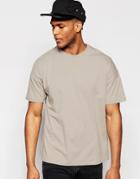 Asos Oversized T-shirt In Gray - Tumble Weed