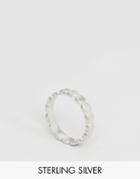 Dogeared Sterling Silver The Circle Wide Multi Circle Ring - Silver