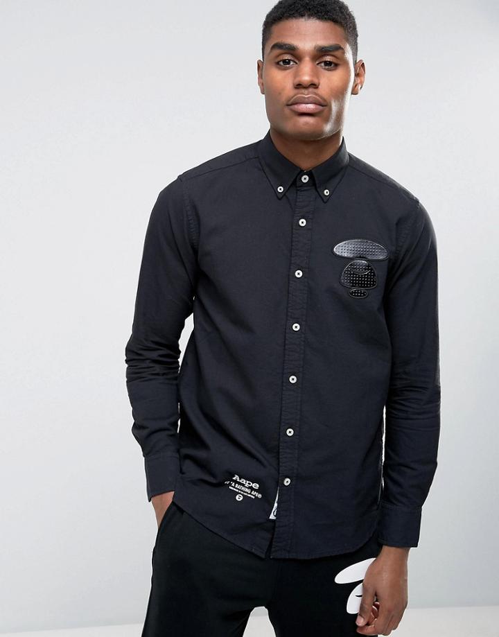 Aape By A Bathing Ape Shirt In Regular Fit - Black