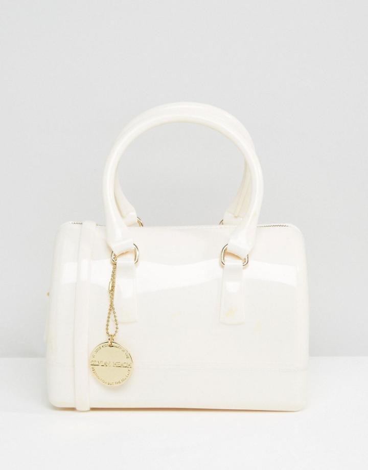 Silvian Heach Mini Plastic Grab Bag - Cream