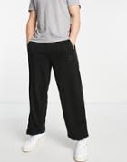 Puma Straight Leg Pants In Black