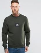 The North Face Sweatshirt With Embroidered Patch Logo In Green - Green