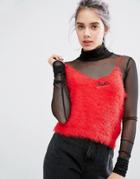 Lazy Oaf Smokin Hot Fluffy Cami - Red