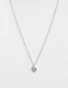 Ted Baker Hara Tiny Heart Pendant Necklace In Silver