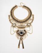 Aldo Ramsby Statement Necklace - Gold