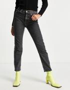 & Other Stories Favorite Organic Cotton Blend Slim Leg Jeans In Acid Black