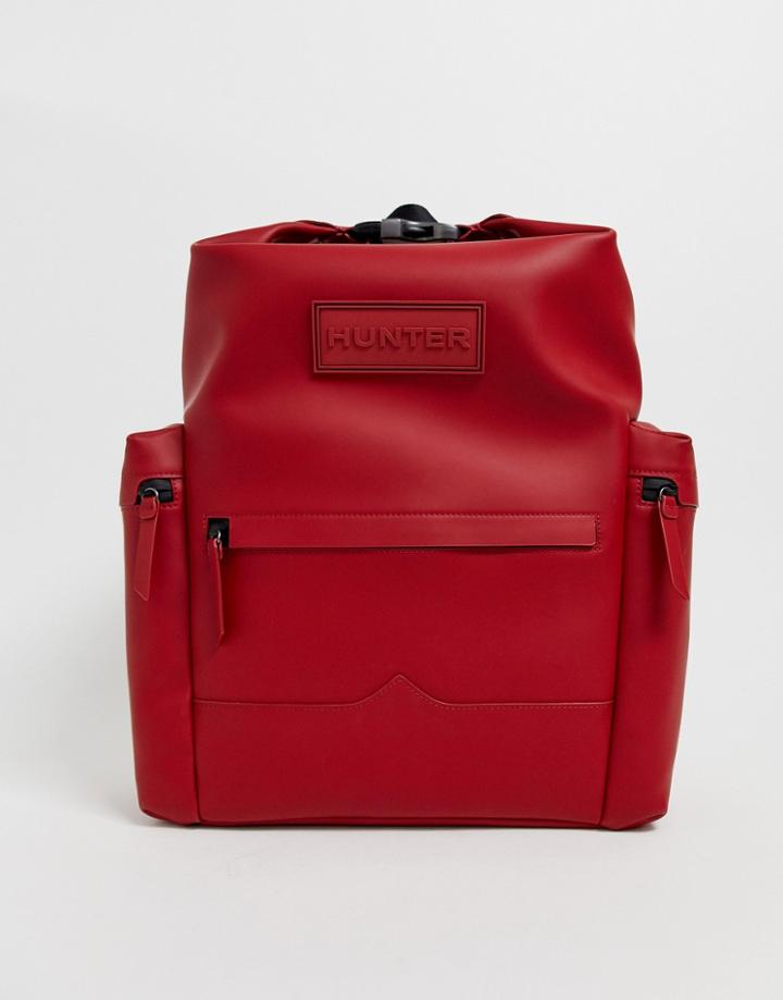Hunter Rubberised Leather Backpack