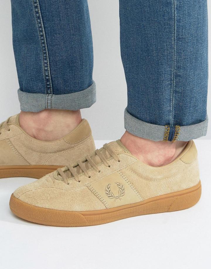Fred Perry Authentic Suede Sneakers - Beige