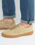 Fred Perry Authentic Suede Sneakers - Beige