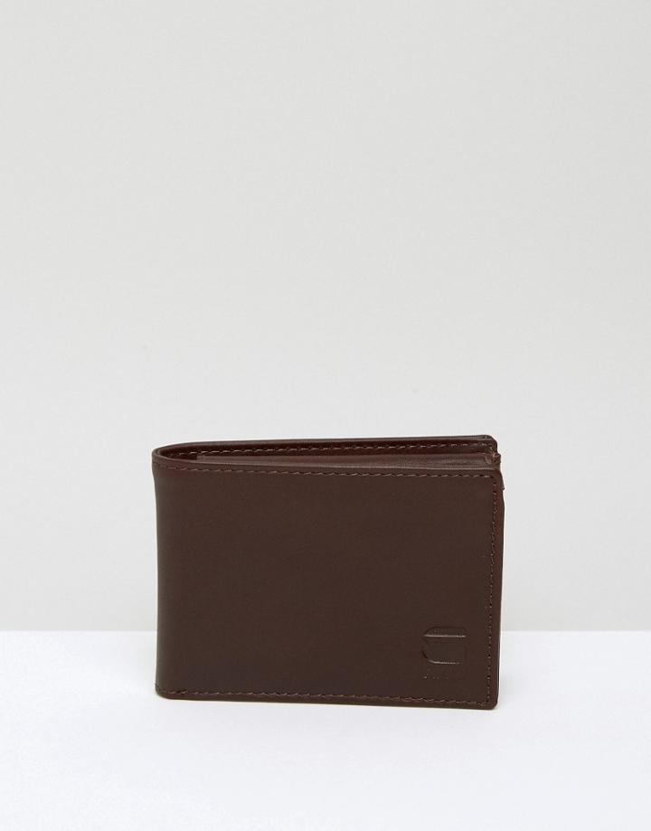 G-star Barran Leather Wallet - Black