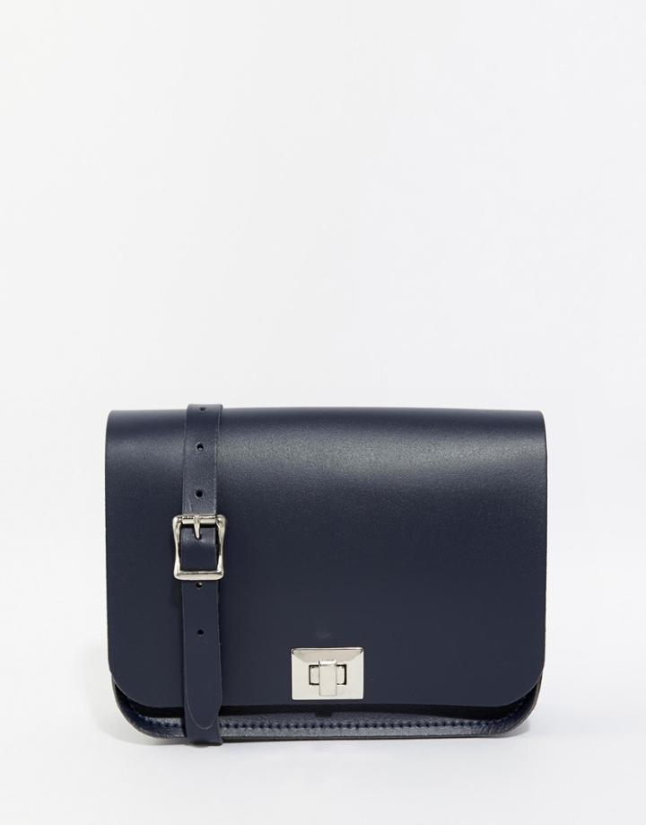 The Leather Satchel Company Pixie Bag - Navy