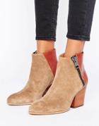 Selected Femme Amber Mix Boot - Beige