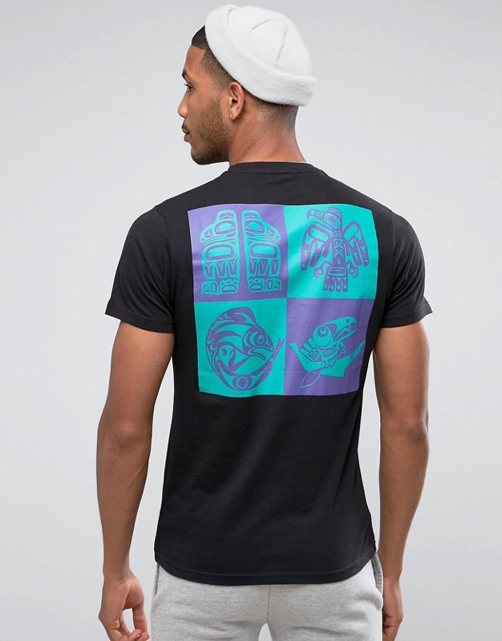 Friend Or Faux Back Print T-shirt - Black