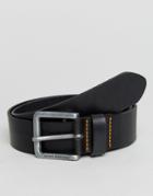 Boss Orange By Hugo Boss Leather Belt Black - Black