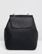 Asos Design Chain Strap Backpack - Black