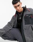 Berghaus Ascent Fleece Jacket In Gray And Black