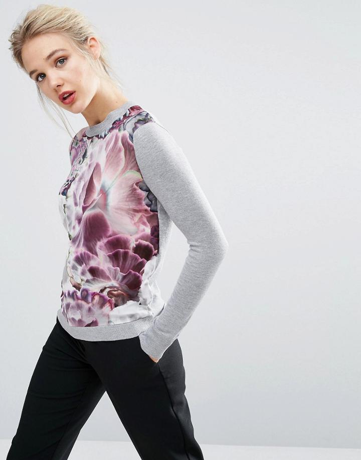 Ted Baker Illuminated Bloom Woven Sweater - Multi