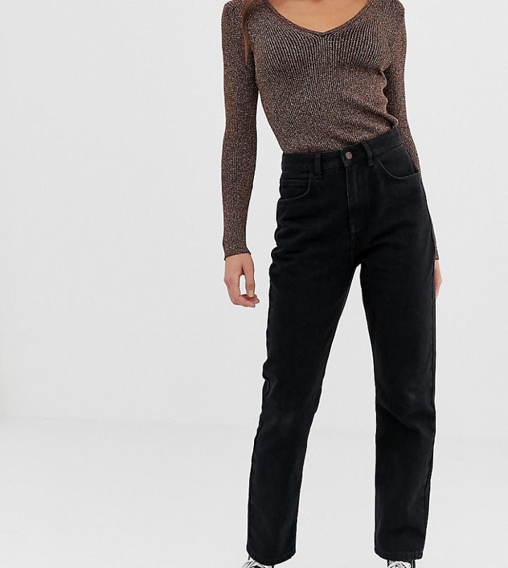 Reclaimed Vintage The '91 Mom Jean In Washed Black - Black