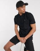 Calvin Klein Golf Midtown Radical Cotton Polo Shirt In Black