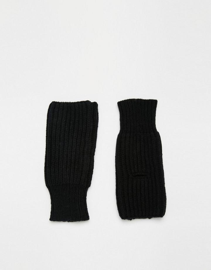 Cheap Monday Fingerless Gloves - Black