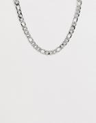 Designb Chunky Figaro Chain Necklace In Silver