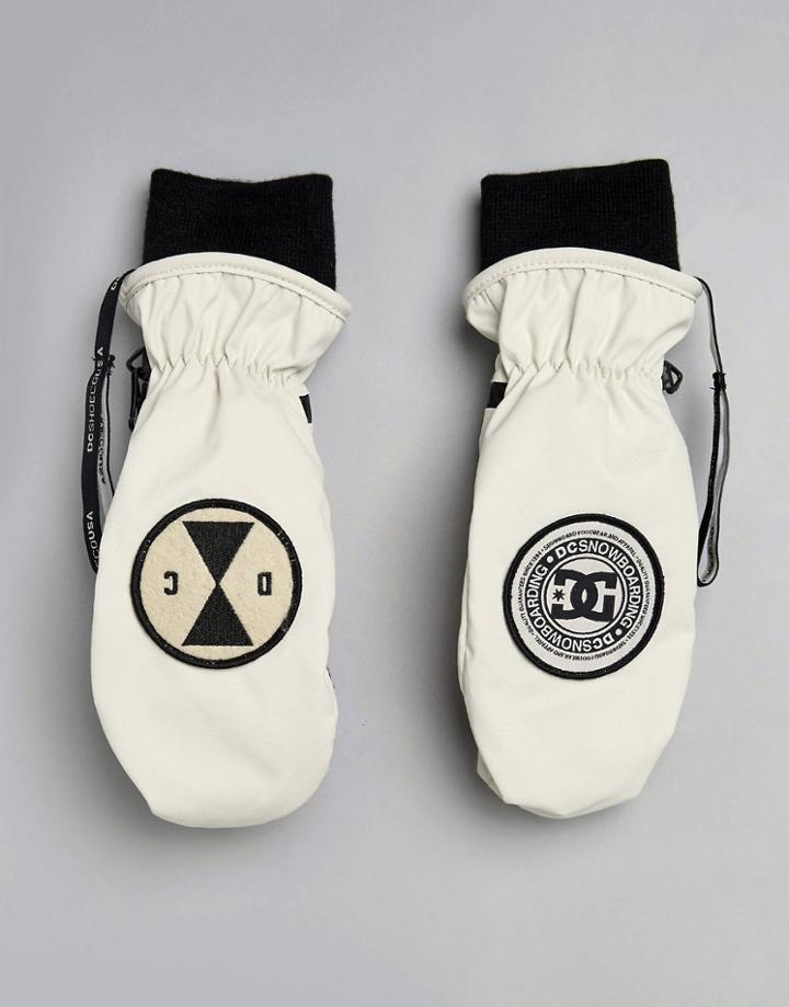 Dc Shoes Snow Shelter Mitt - White